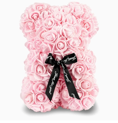 Soft Pink Rose Bear